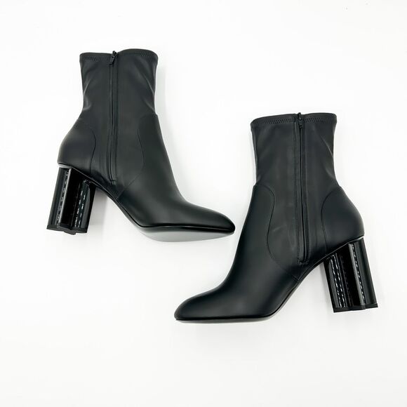 Louis Vuitton Monogram Fleur Black Leather Ankle Boot Size 40.5, 10.5 - Picture 6 of 14